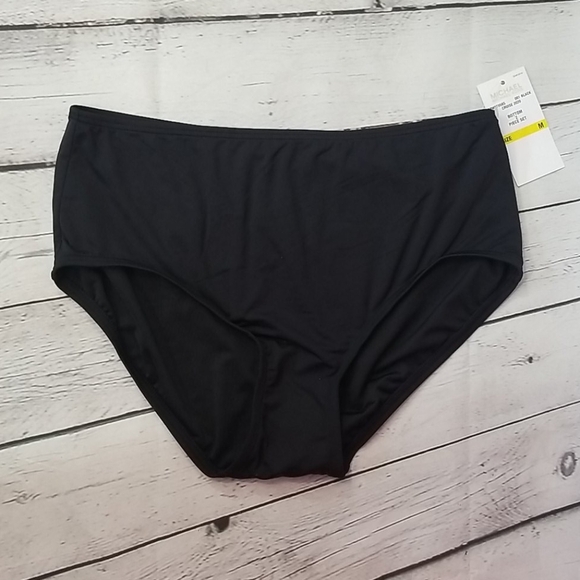 Michael kors black white 2 piece swimsuit sz M. TAG REMOVED but not worn. - Picture 2 of 6